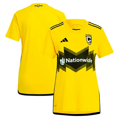 Women's adidas  Yellow Columbus Crew 2024 The Home Kit Replica Jersey