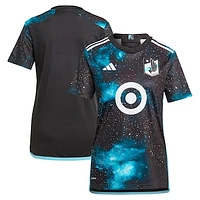 Women's adidas  Black Minnesota United FC 2024 Starry Night Replica Jersey