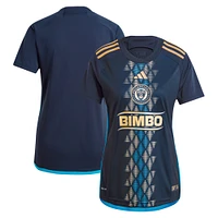 Women's adidas  Navy Philadelphia Union 2024 The XV Kit Replica Jersey