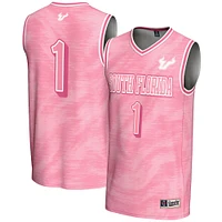 Youth GameDay Greats #1 Pink South Florida Bulls Lightweight Basketball Fashion Jersey