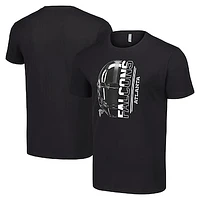 Men's Starter Atlanta Falcons Half Helmet Logo T-Shirt
