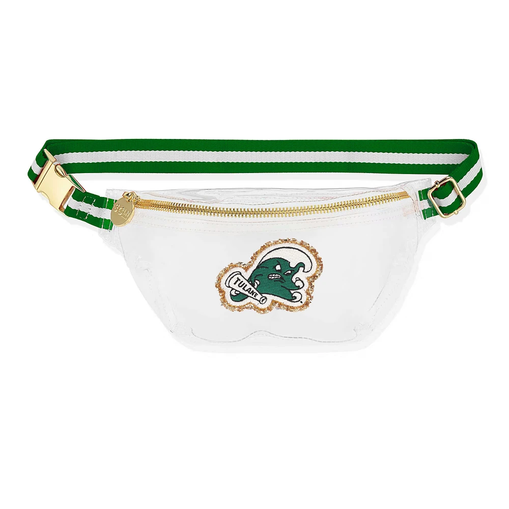 Stoney Clover Tulane Green Wave Stadium Clear Fanny Pack