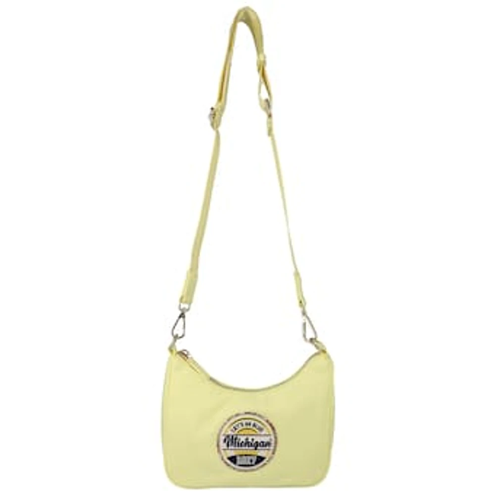 Stoney Clover Michigan Wolverines Curved Crossbody Bag