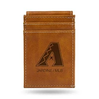Brown Arizona Diamondbacks Front Pocket Wallet