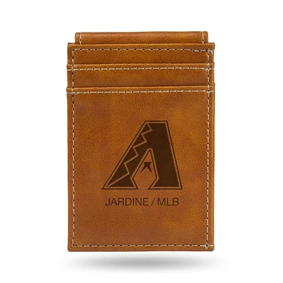 Brown Arizona Diamondbacks Front Pocket Wallet