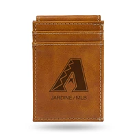 Brown Arizona Diamondbacks Front Pocket Wallet