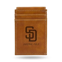 Brown San Diego Padres Front Pocket Wallet