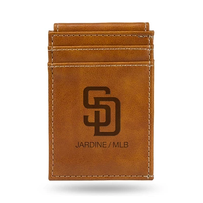 Brown San Diego Padres Front Pocket Wallet