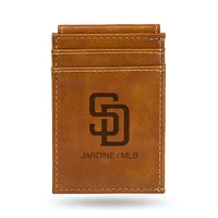 Brown San Diego Padres Front Pocket Wallet
