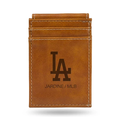 Brown Los Angeles Dodgers Front Pocket Wallet