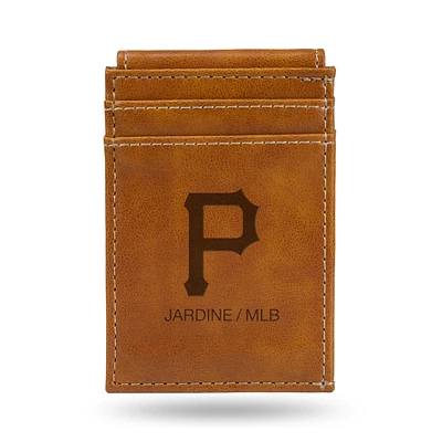 Brown Pittsburgh Pirates Front Pocket Wallet