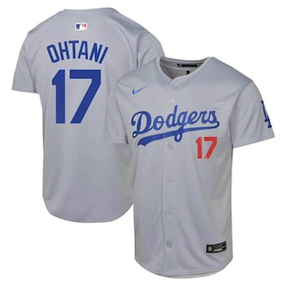 Youth Nike Shohei Ohtani Gray Los Angeles Dodgers Alternate Limited Jersey