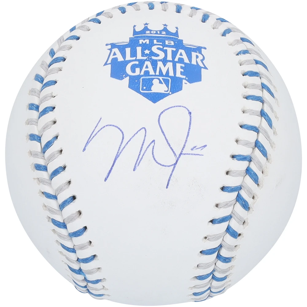 Mike Trout Los Angeles Angels Autographed 2012 All-Star Game Logo Baseball