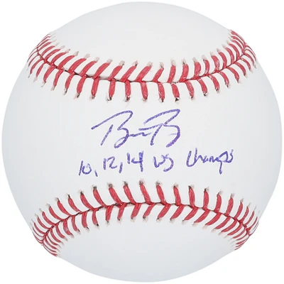 Buster Posey San Francisco Giants Autographed Baseball with "10,12,14 WS Champs" Inscription