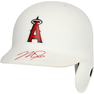 Mike Trout Los Angeles Angels Autographed White Batting Helmet