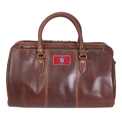 Brown Washington Nationals Color Logo Plate Niagara Canyon Duffel Bag