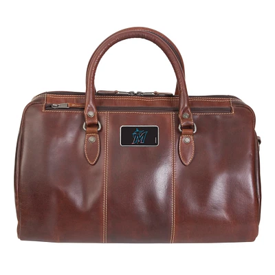 Brown Miami Marlins Color Logo Plate Niagara Canyon Duffel Bag