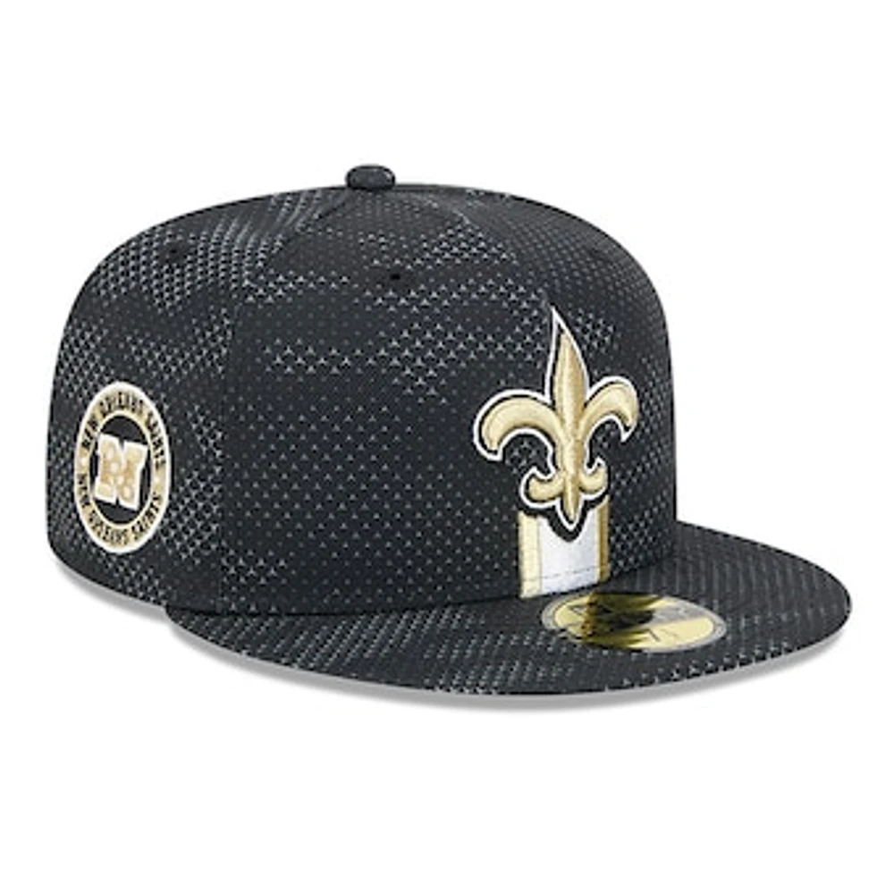 Men's New Era Orleans Saints 2024 Sideline 59FIFTY Fitted Hat