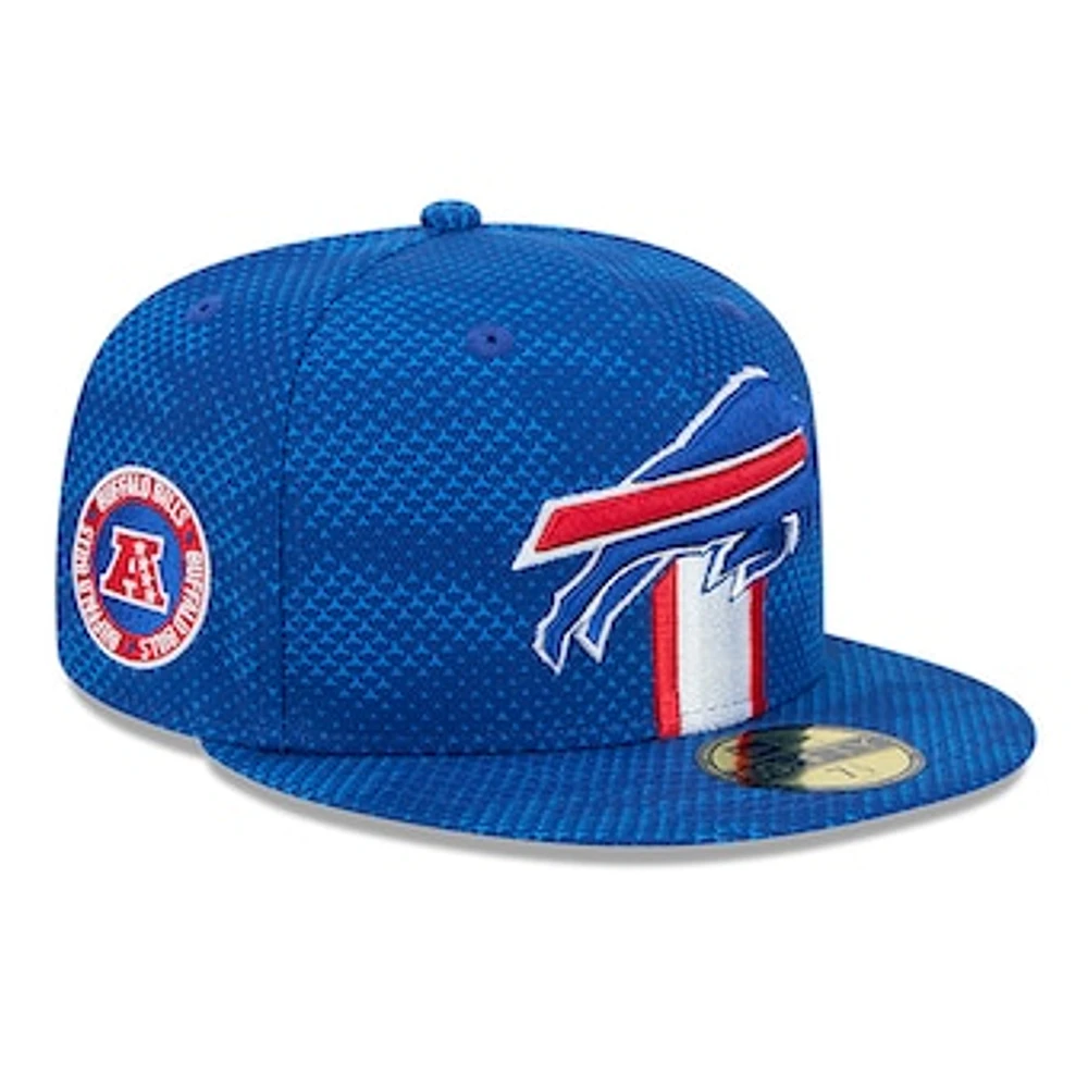 Men's New Era  Royal Buffalo Bills 2024 Sideline 59FIFTY Fitted Hat