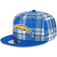 Men's New Era Blue Los Angeles Chargers 2024 Sideline Statement 9FIFTY Snapback Hat