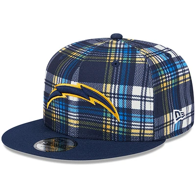 Men's New Era Navy Los Angeles Chargers 2024 Sideline Statement 9FIFTY Snapback Hat