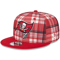 Men's New Era Red Tampa Bay Buccaneers 2024 Sideline Statement 9FIFTY Snapback Hat