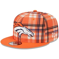 Men's New Era Orange Denver Broncos 2024 Sideline Statement 9FIFTY Snapback Hat