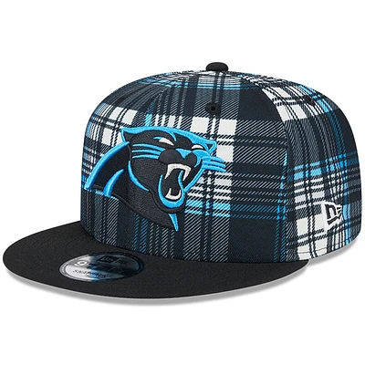 Men's New Era Black Carolina Panthers 2024 Sideline Statement 9FIFTY Snapback Hat