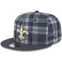 Men's New Era Gray New Orleans Saints 2024 Sideline Statement 9FIFTY Snapback Hat