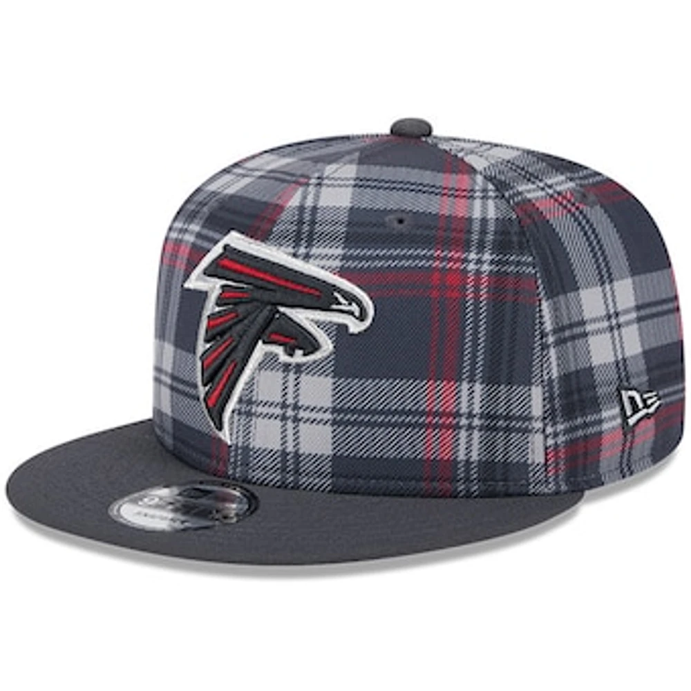 Men's New Era Gray Atlanta Falcons 2024 Sideline Statement 9FIFTY Snapback Hat