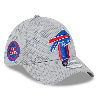 Men's New Era Gray Buffalo Bills 2024 Sideline 39THIRTY Flex Hat