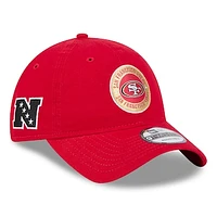 Men's New Era Scarlet San Francisco 49ers 2024 Sideline 9TWENTY Adjustable Hat