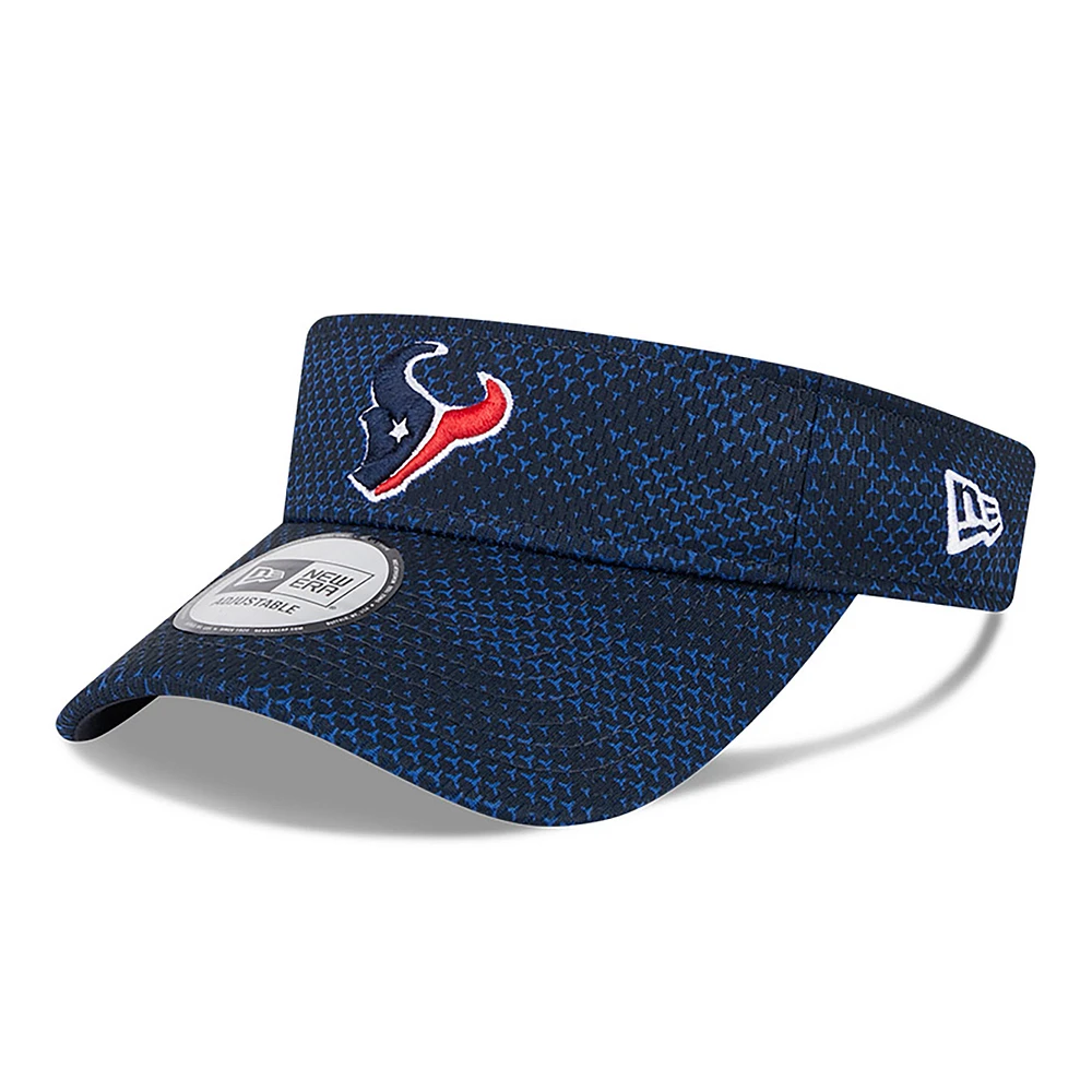 Men's New Era  Navy Houston Texans 2024 Sideline Visor