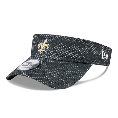 Men's New Era  Black New Orleans Saints 2024 Sideline Visor