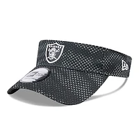 Men's New Era  Black Las Vegas Raiders 2024 Sideline Visor