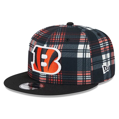 Youth New Era Black Cincinnati Bengals 2024 Sideline Statement 9FIFTY Snapback Hat