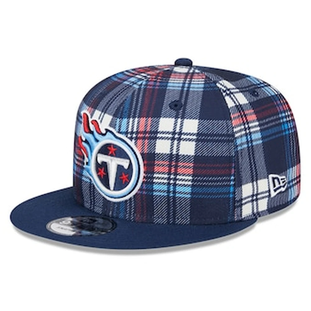 Youth New Era Navy Tennessee Titans 2024 Sideline Statement 9FIFTY Snapback Hat