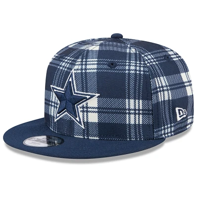 Youth New Era Navy Dallas Cowboys 2024 Sideline Statement 9FIFTY Snapback Hat