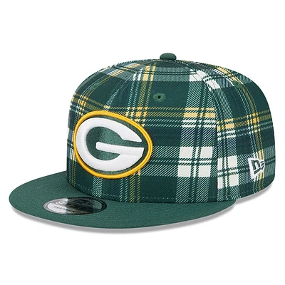 Youth New Era Green Green Bay Packers 2024 Sideline Statement 9FIFTY Snapback Hat