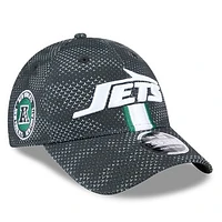 Toddler New Era Black New York Jets 2024 NFL Sideline 9FORTY Stretch-Snap Hat