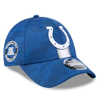 Toddler New Era Royal Indianapolis Colts 2024 NFL Sideline 9FORTY Stretch-Snap Hat