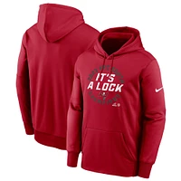 Men's Nike Red Tampa Bay Buccaneers 2023 NFC South Division Champions Locker Room Trophy Collection Pullover Hoodie