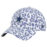 Women's New Era White Dallas Cowboys Active Leopard 9TWENTY Adjustable Hat