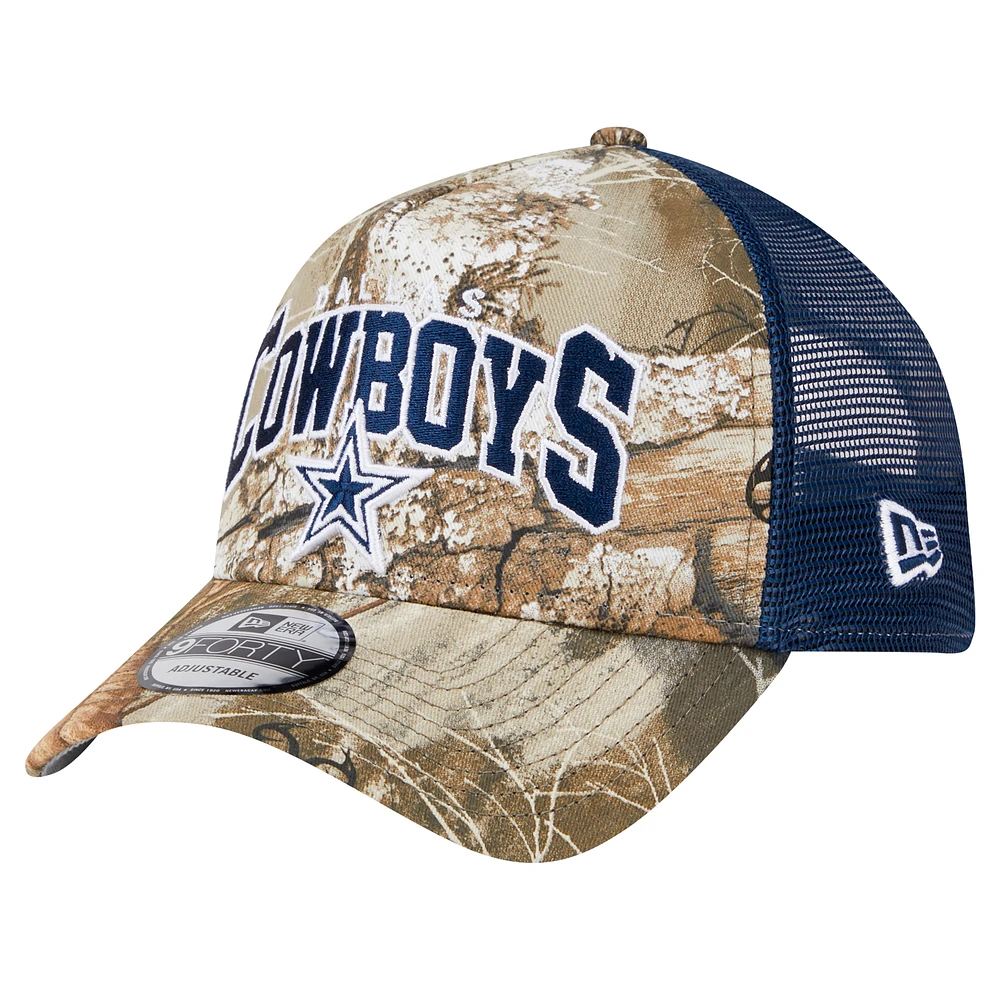 Men's New Era Realtree Camo Dallas Cowboys Active Camo 9FORTY A-Frame Adjustable Hat