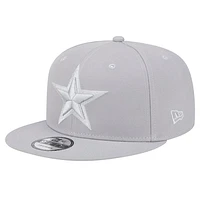 Men's New Era Gray Dallas Cowboys Tonal Color Pack 9FIFTY Snapback Hat