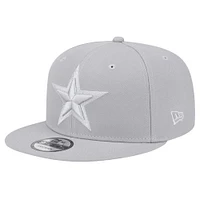 Youth New Era Gray Dallas Cowboys Tonal Color Pack 9FIFTY Snapback Hat