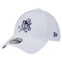 Men's New Era White Dallas Cowboys Throwback 39THIRTY Flex Hat