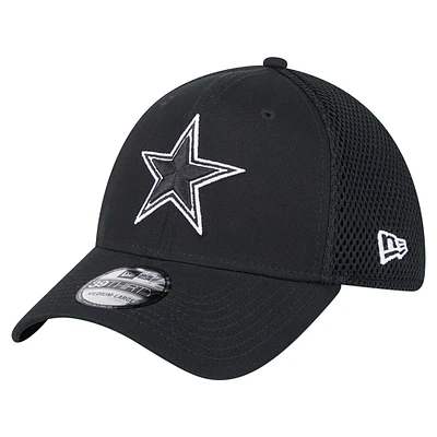 Men's New Era Black Dallas Cowboys Main B-Dub Neo 39THIRTY Flex Hat