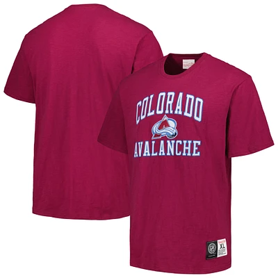 Men's Mitchell & Ness Burgundy Colorado Avalanche Legendary Slub T-Shirt