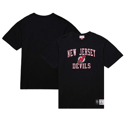 Men's Mitchell & Ness Black New Jersey Devils Legendary Slub T-Shirt